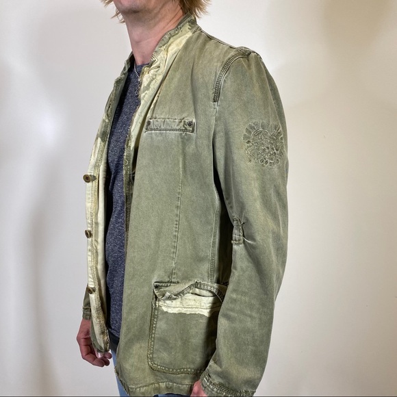 Triple Five Soul Men's Army Green Jacket NWOT XL - Picture 3 of 16